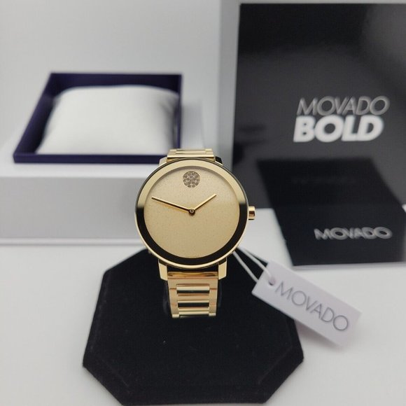 Movado Accessories - Movado Women's Gold Dial Watch